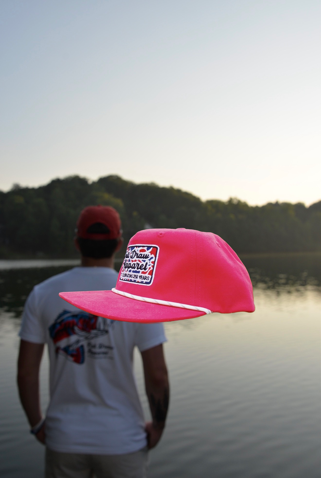 American Freedom Rope Hat- Red