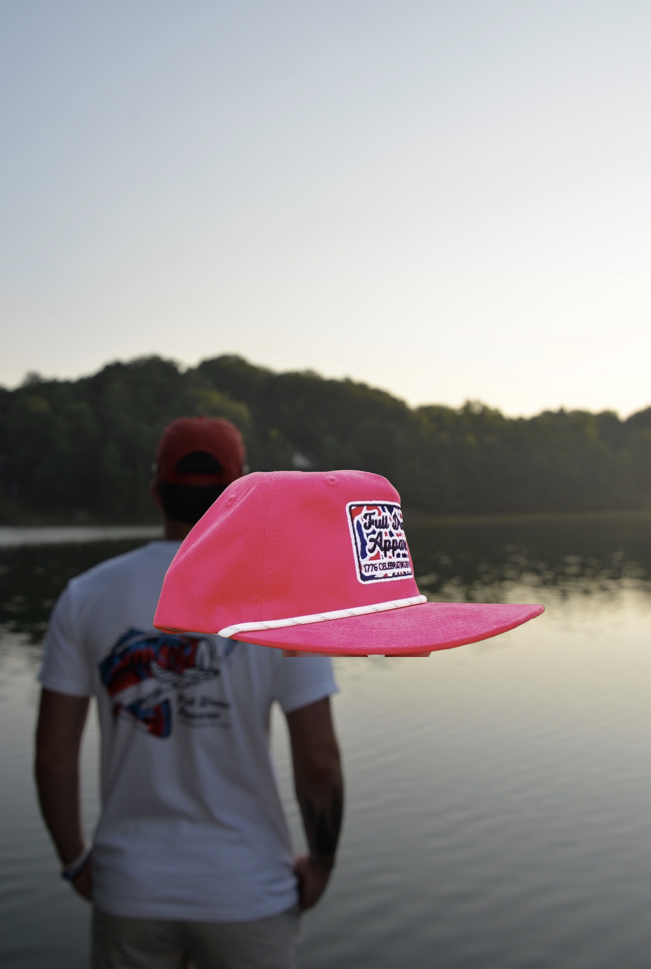 American Freedom Rope Hat- Red